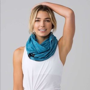 Vinyasa Scarf Heathered Tofino Teal